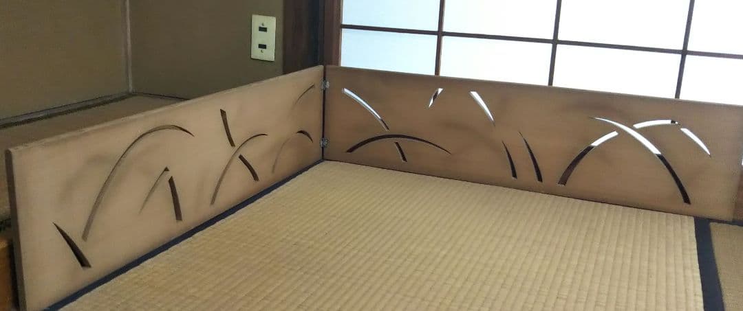 茶道具 風炉先 玄々斎好み 芦透かし 葦透かし 板風炉先