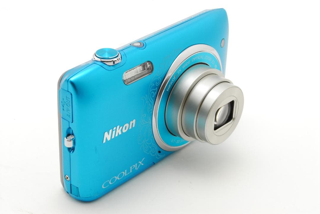 Nikon COOLPIX s3500 青 7倍光学ズーム 充電器付き