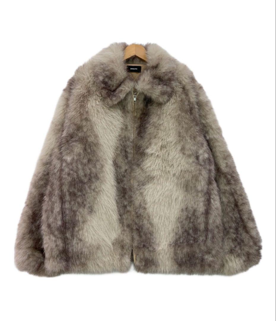 BREATH フォックスファー ジャケット グレー 24FW MOSS