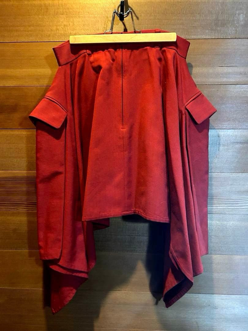 Jean Paul Gaultier フレアスカート 42 レッド