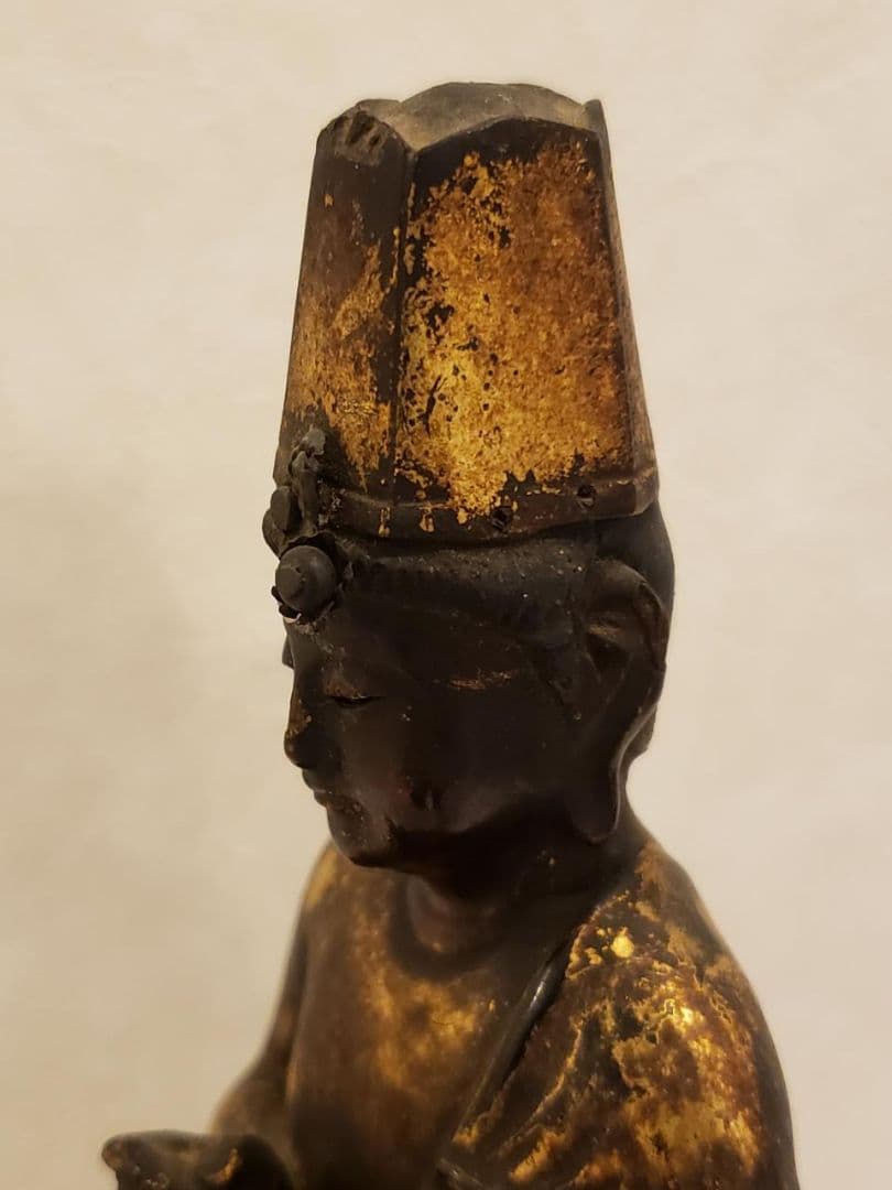 大日如来像 木彫 江戸 時代 仏教 美術 仏像 骨董 アンティーク 立仏 仏具