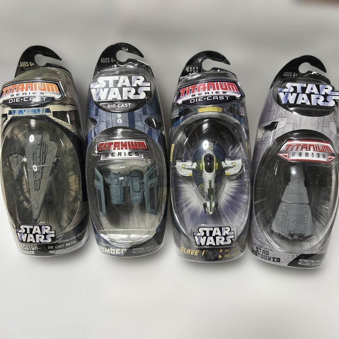 Star Wars Titanium Series ダイキャストモデル4点セット