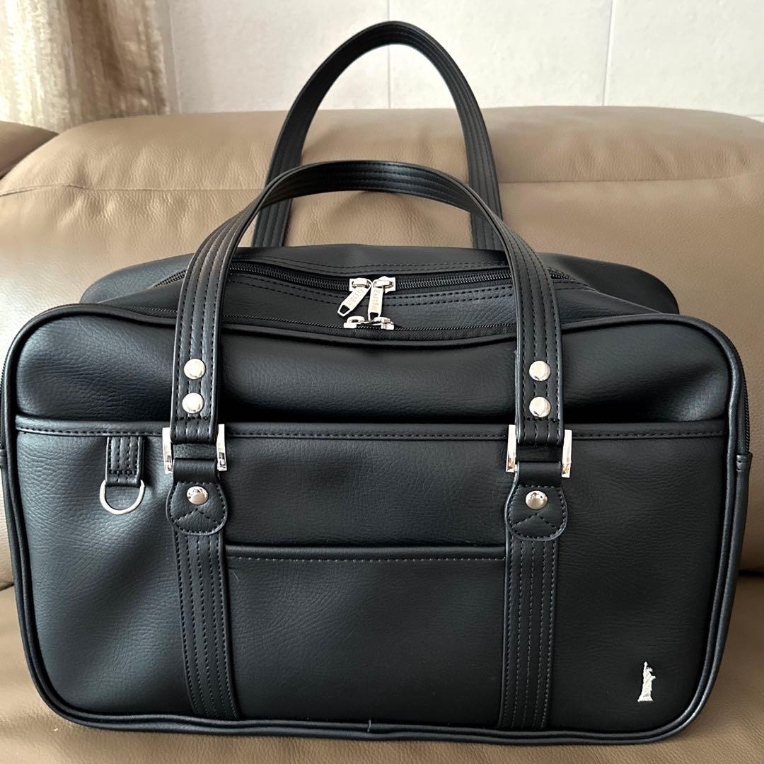 【イーストボーイ】スクバ　合皮　ブラック　Venus 美品　スクールバック