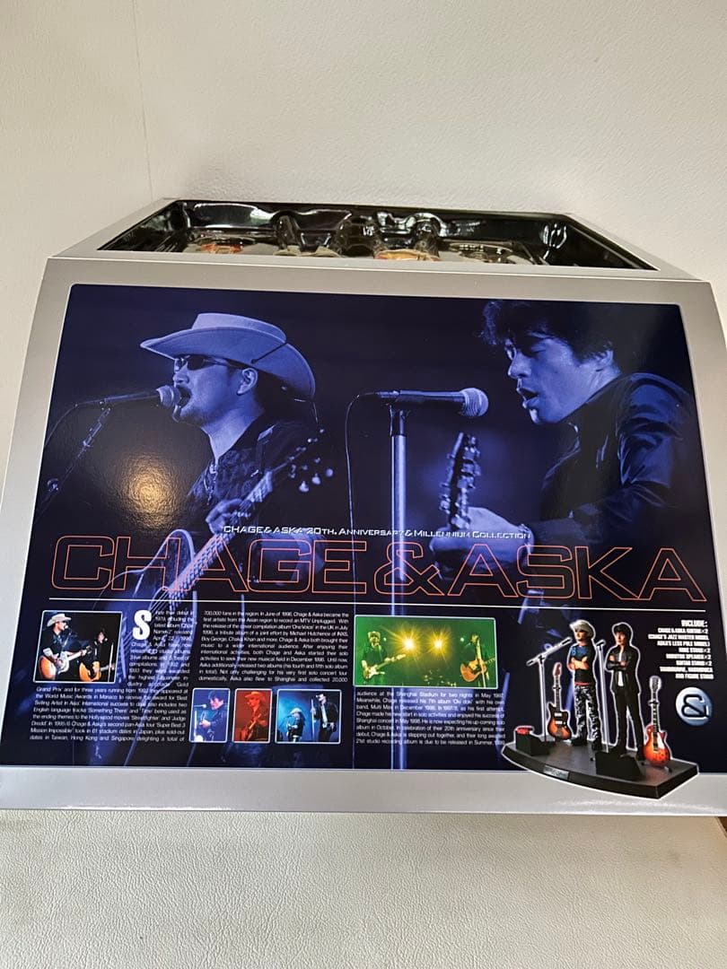 【新品】CHAGE&ASKA 20周年記念 FC限定 ミレニアムフィギア