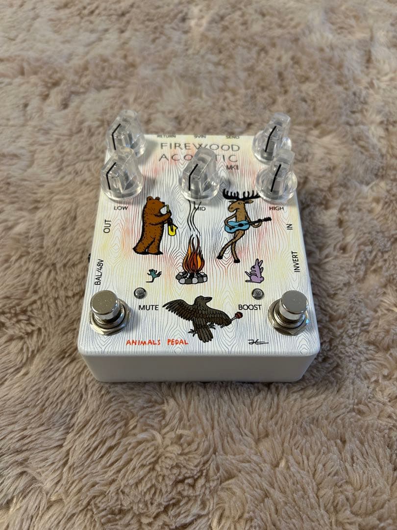 ギター FIREWOOD ACOUSTIC D.I. MK2 ANIMALS PEDAL