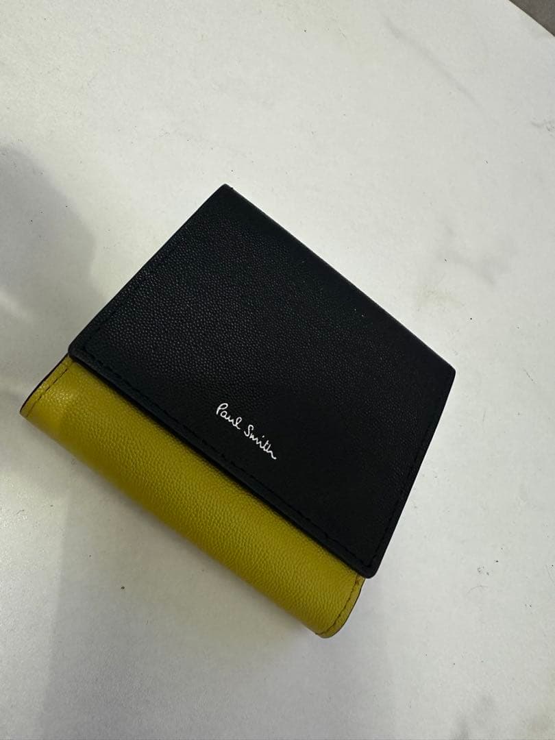 ポールスミス Paul Smith 折財布 カラーブロック 2つ折り財布