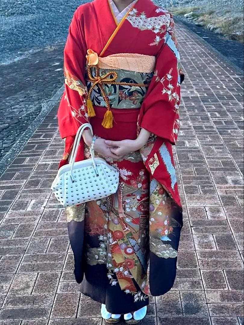 美品！正絹振袖フルセット/即日発送/1回使用のみ