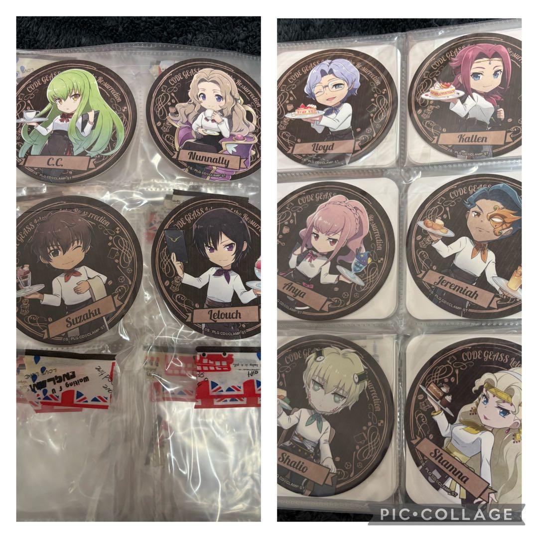 コードギアス　復活のルルーシュ　コラボカフェ　紙コースター　10枚セット