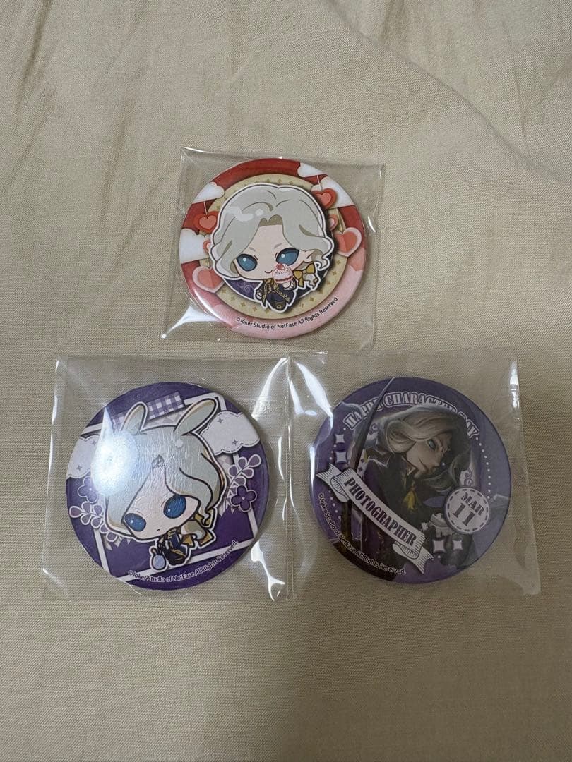 第五人格　写真家　priroll 缶バッジセット