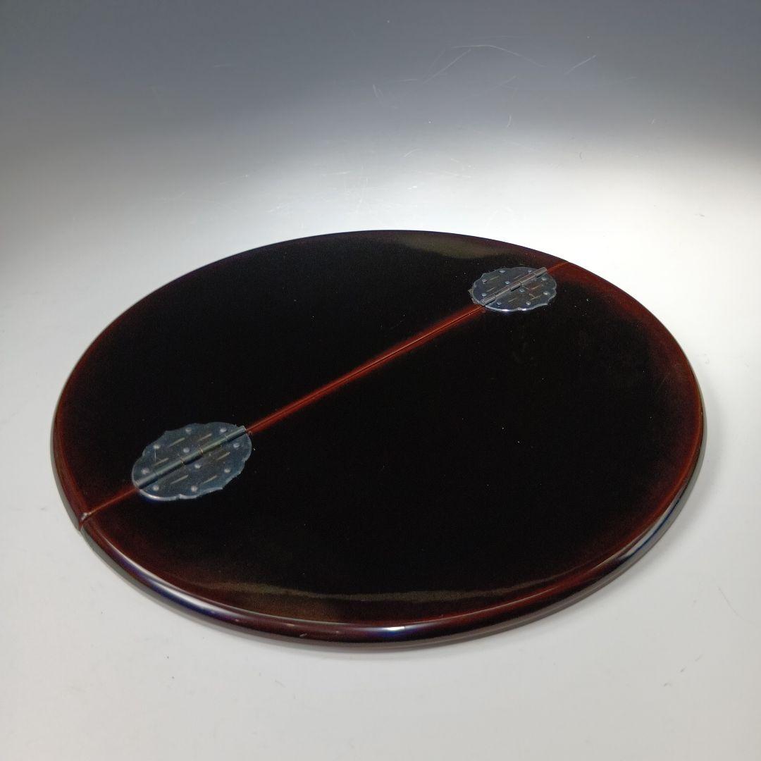 値下げ茶道具　平安景雲造　紅毛写　平水指　　 漆蓋付　共箱