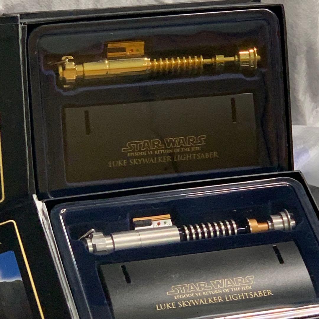 star wars ミニライトセーバー　ルーク　ゴールド　ノーマル　エピソード6