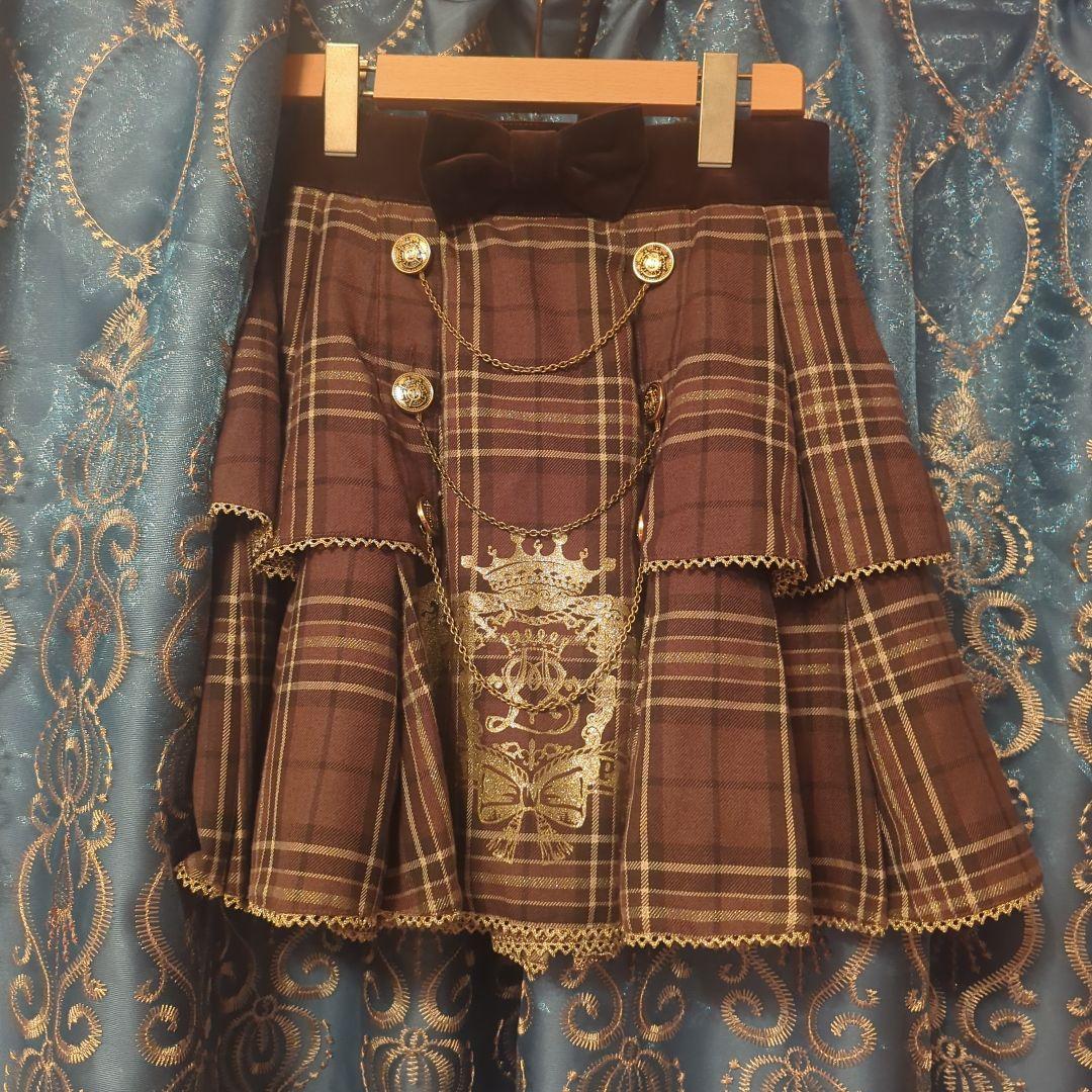 タータン柄スカート
