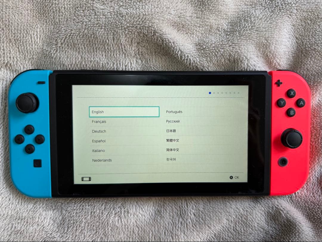 【外箱あり】Nintendo Switch 本体 青/赤