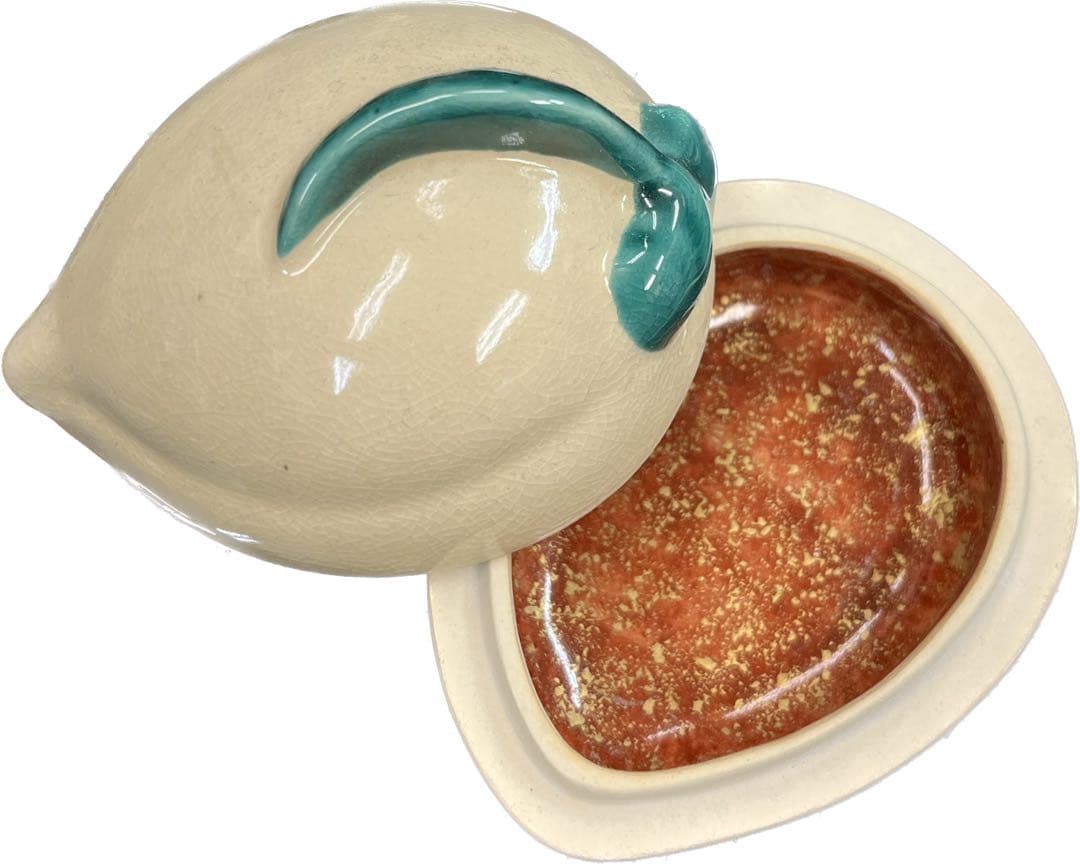 香合　桃　茶道具