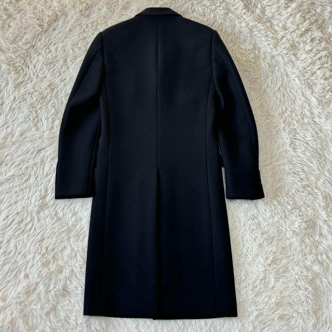 ラルフローレン　チェスターコート　イタリー製　ブラック　36 比翼式