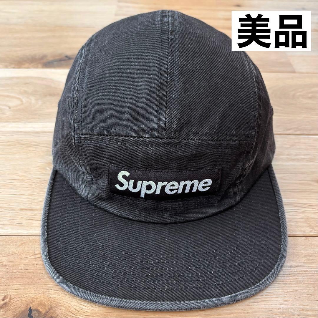 帽子 Supreme Washed Chino Twill Camp Cap 25SS