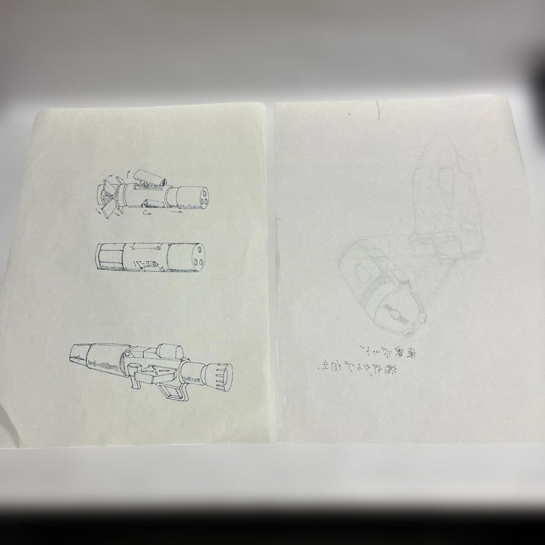 【設定資料・一部手描き】特装機兵ドルバック　A4、B4、B5サイズの用紙