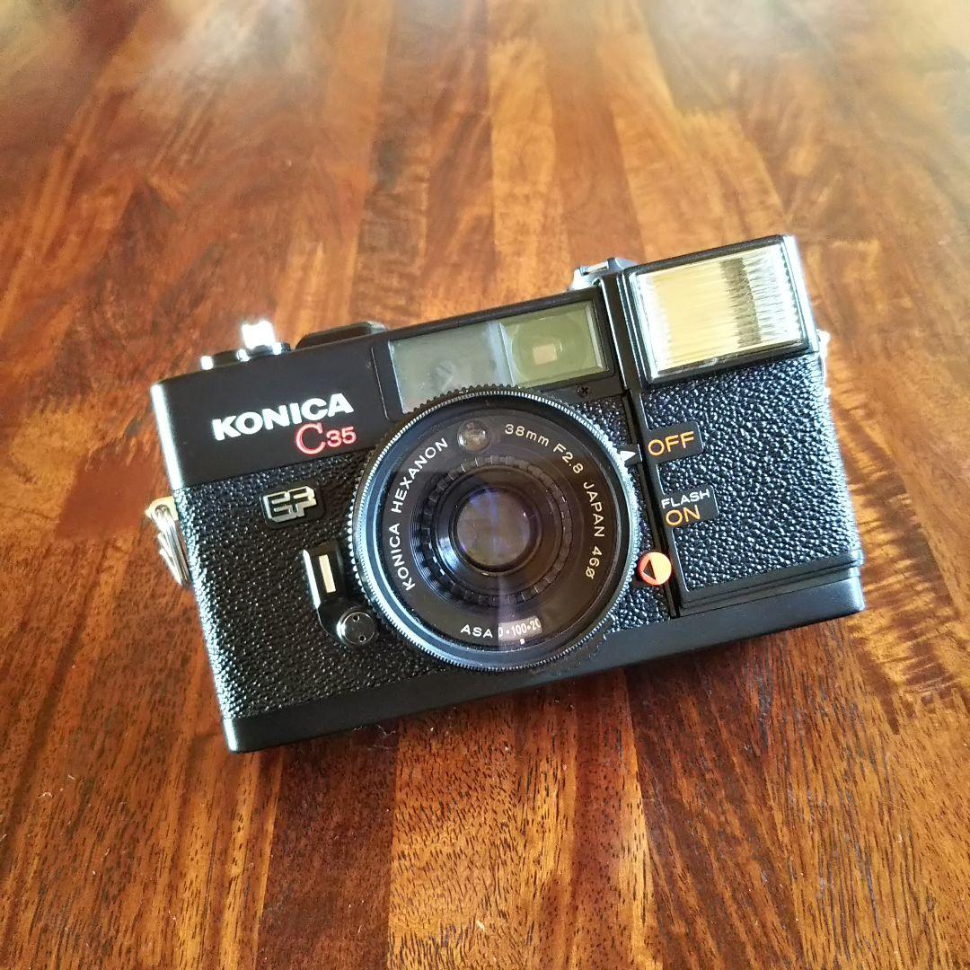 コニカ C35EF 動作品！ Konica C35 EF フィルムカメラ