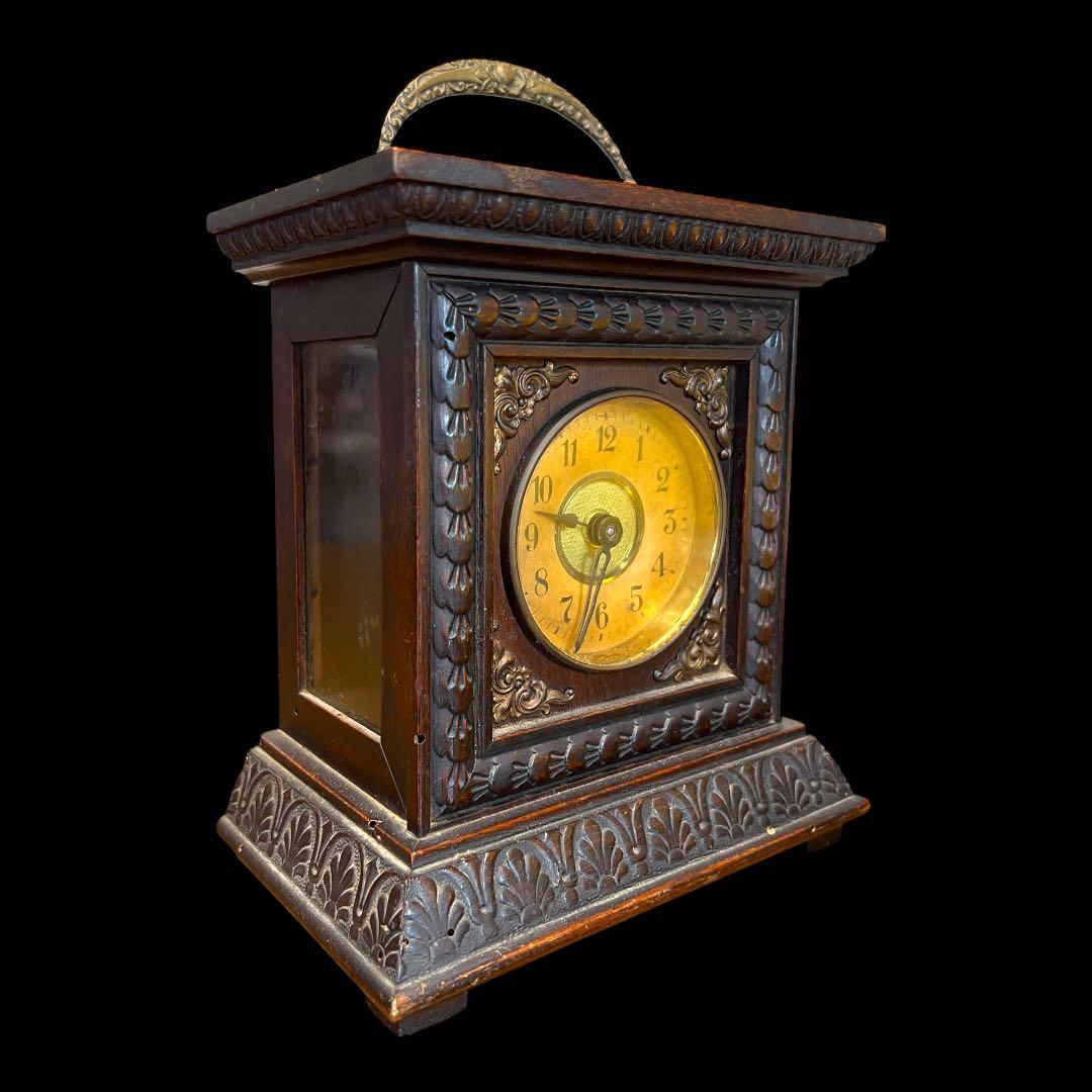 《入手困難＊アンティーク》 ユンハンス置時計 ドイツ製 動作確認済