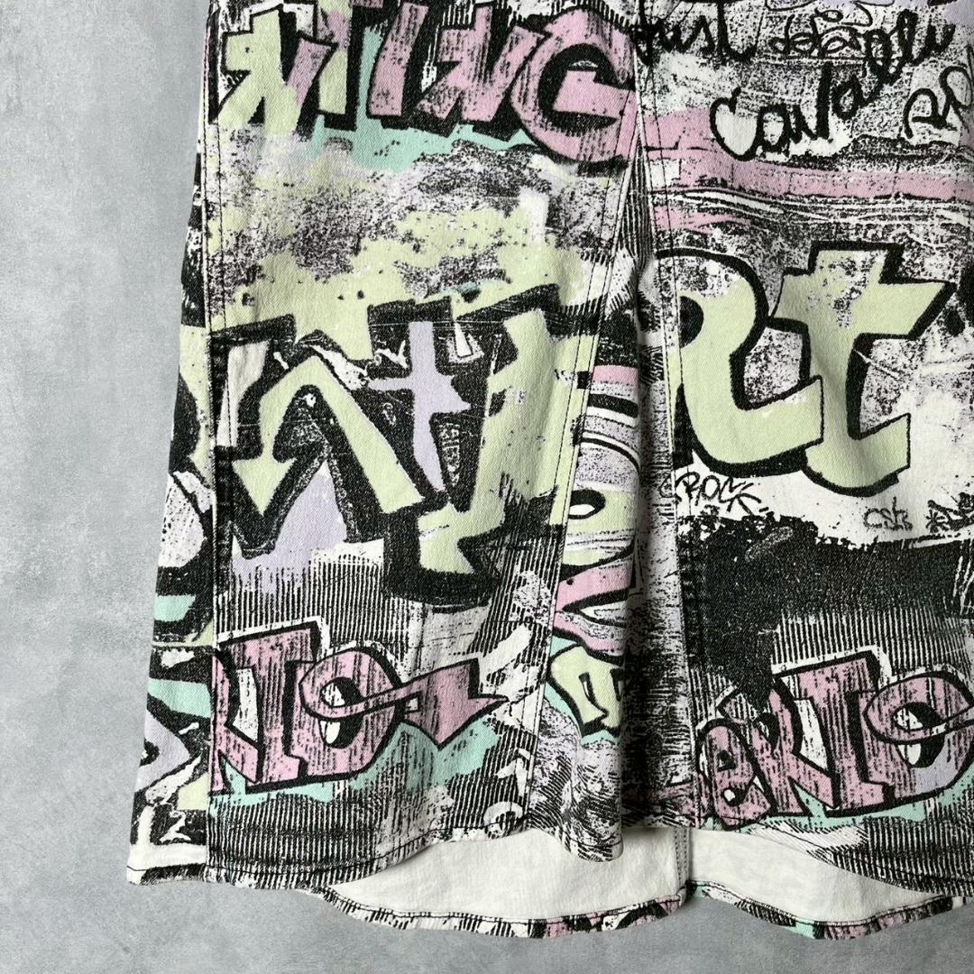 JUSTcavalli グラフィックデザイン デニムスカート N1635