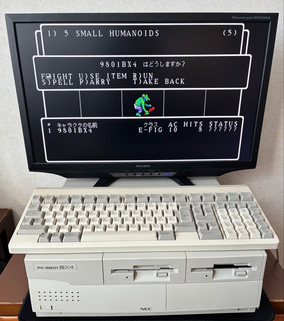 NEC PC-9801BX4 本体のみ 美品