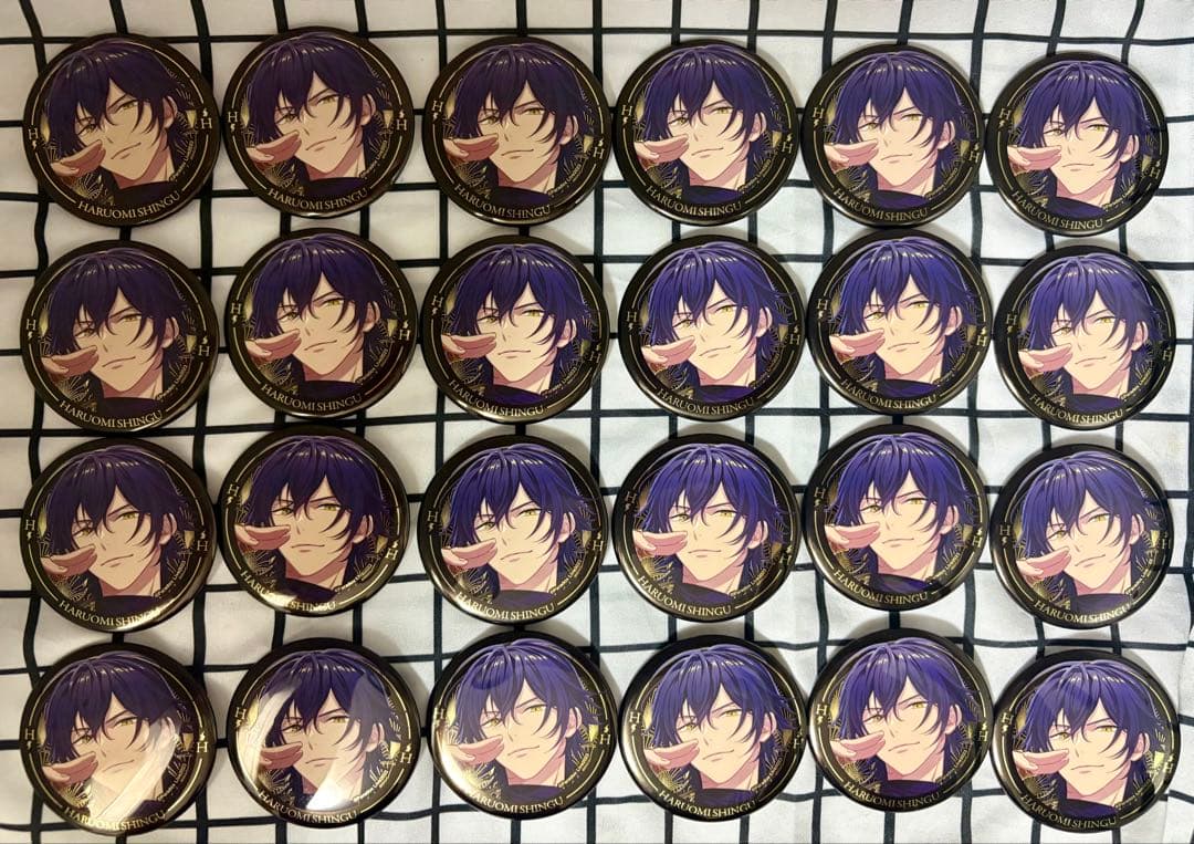 パラライ 辰宮晴臣 修羅 缶バッジ 24個