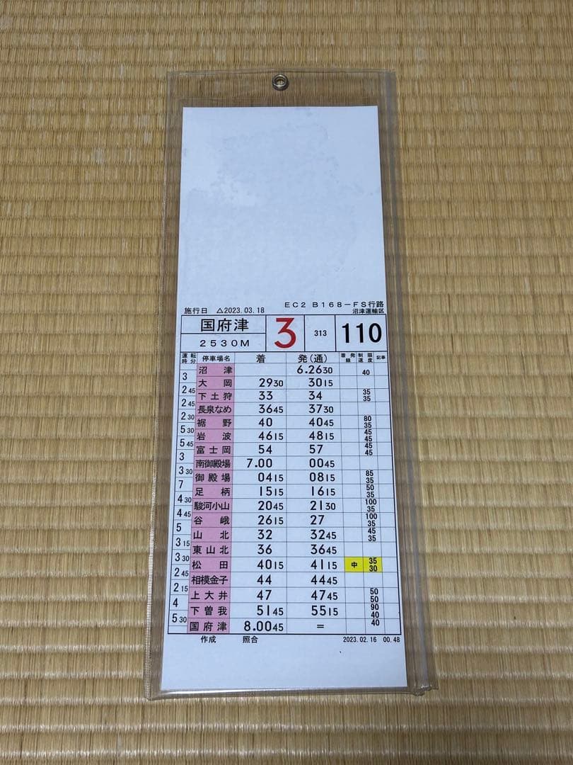 ま*び様 JR東海 沼津運輸区 スタフ 313系 211系