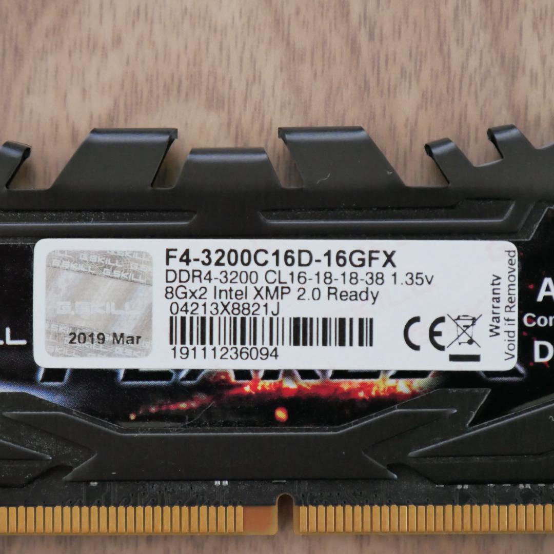 G.SKILL Flare X DDR4-3200 16GB (8GB×2枚)
