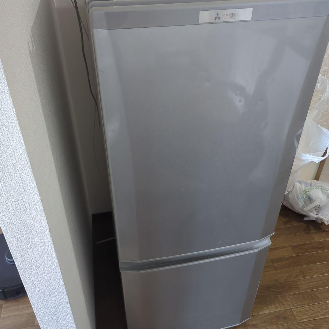 三菱 冷蔵庫 シルバー 2016年製