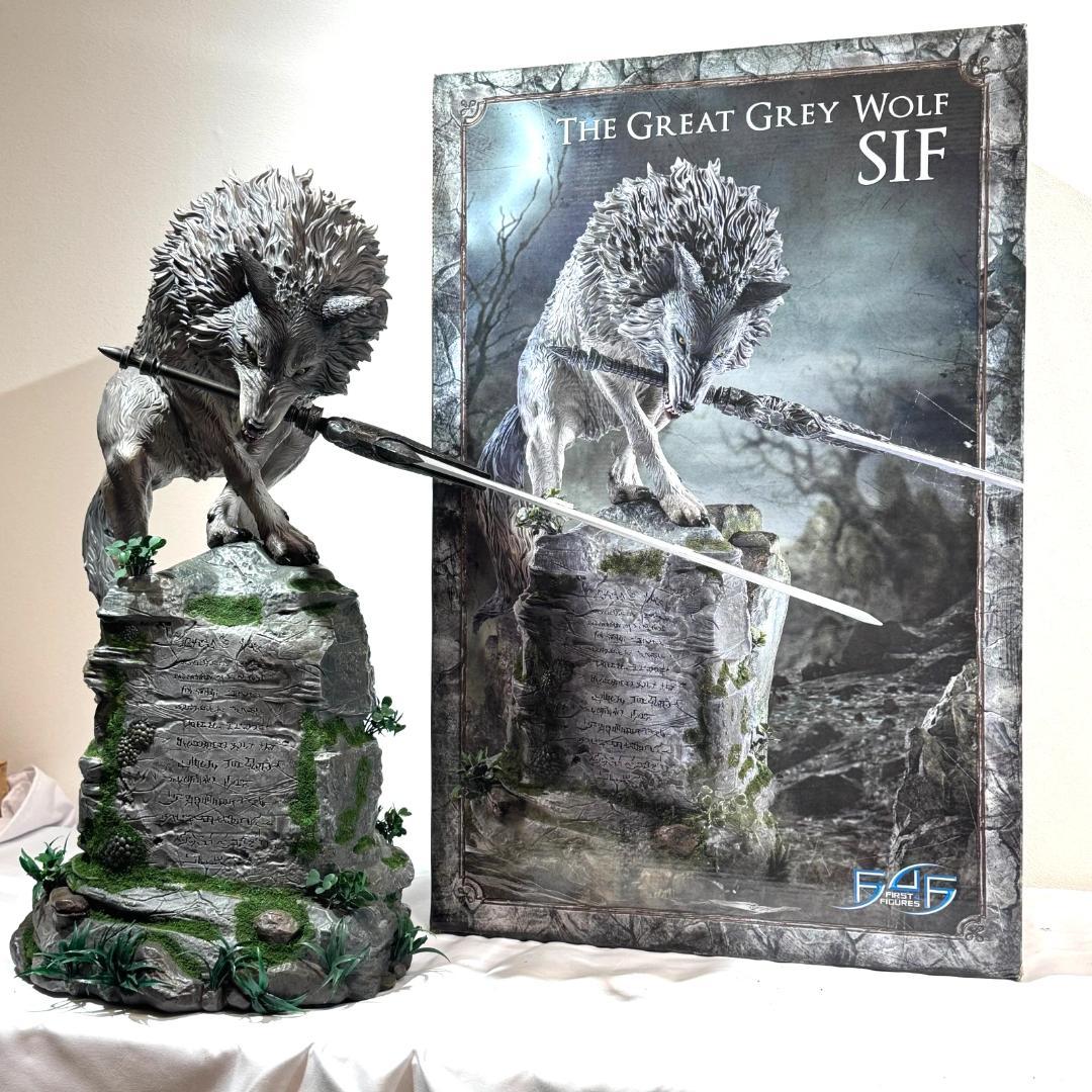 ダークソウル/ 灰色の大狼シフ スタチュー シリアルナンバー 未開封